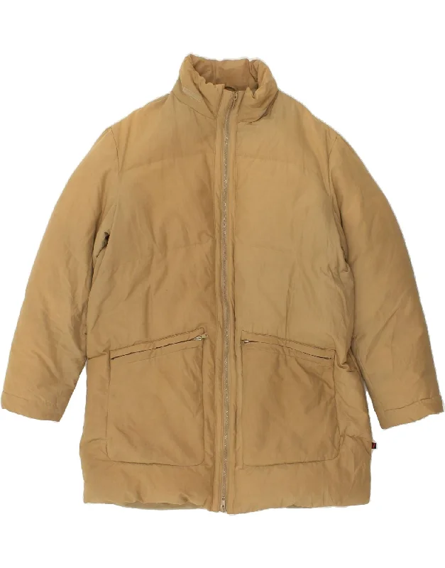 MARLBORO CLASSICS Mens Padded Coat EU 52 XL Beige Nylon