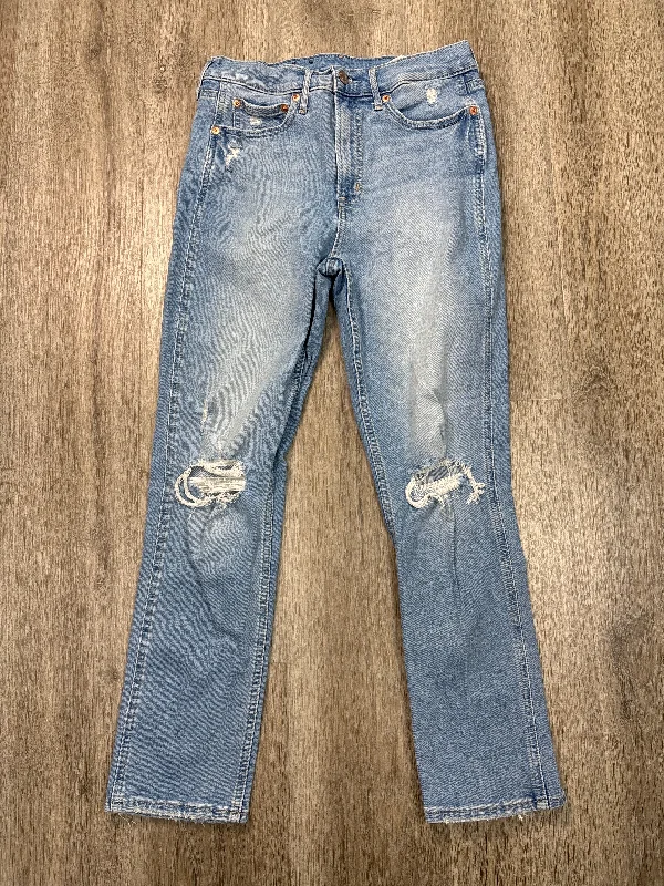 Jeans Straight By Gap In Blue, Size: 8