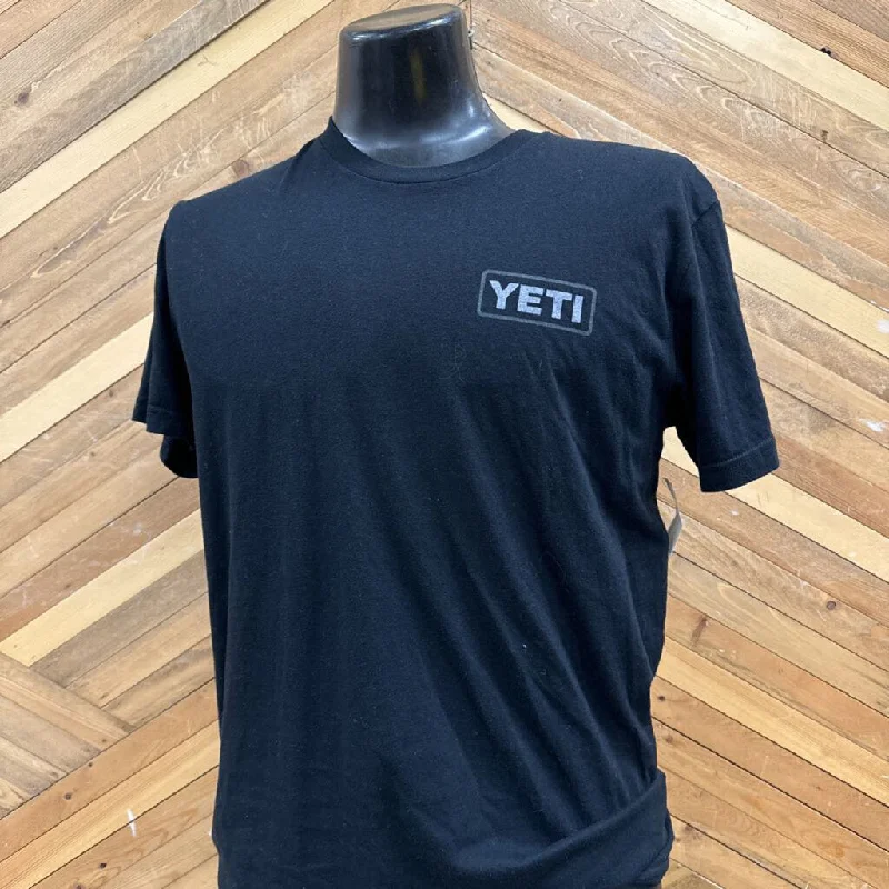 Yeti - Men's T-Shirt - MSRP $40: Black-men-MD