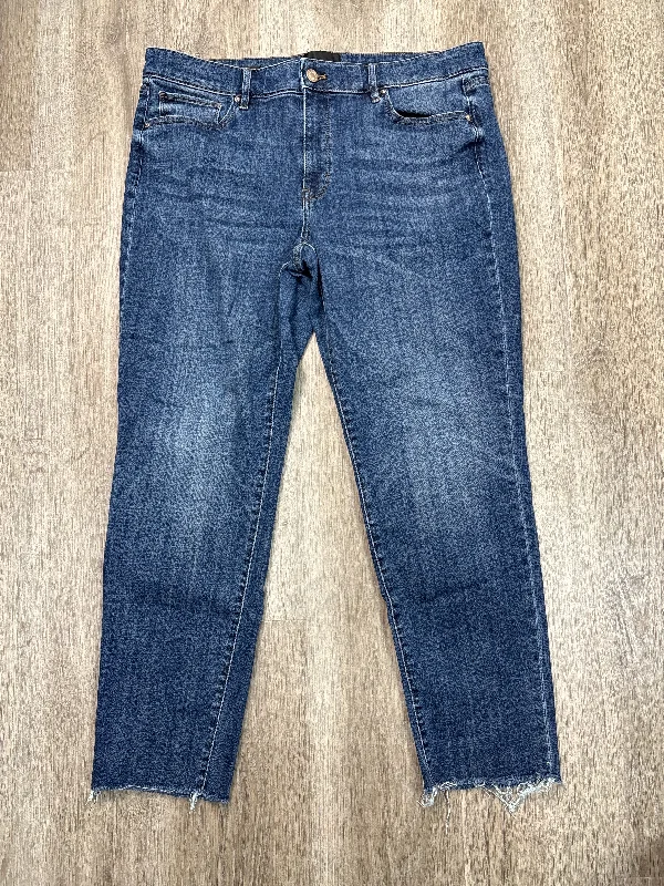 Jeans Boyfriend By White House Black Market In Blue Denim, Size: 14