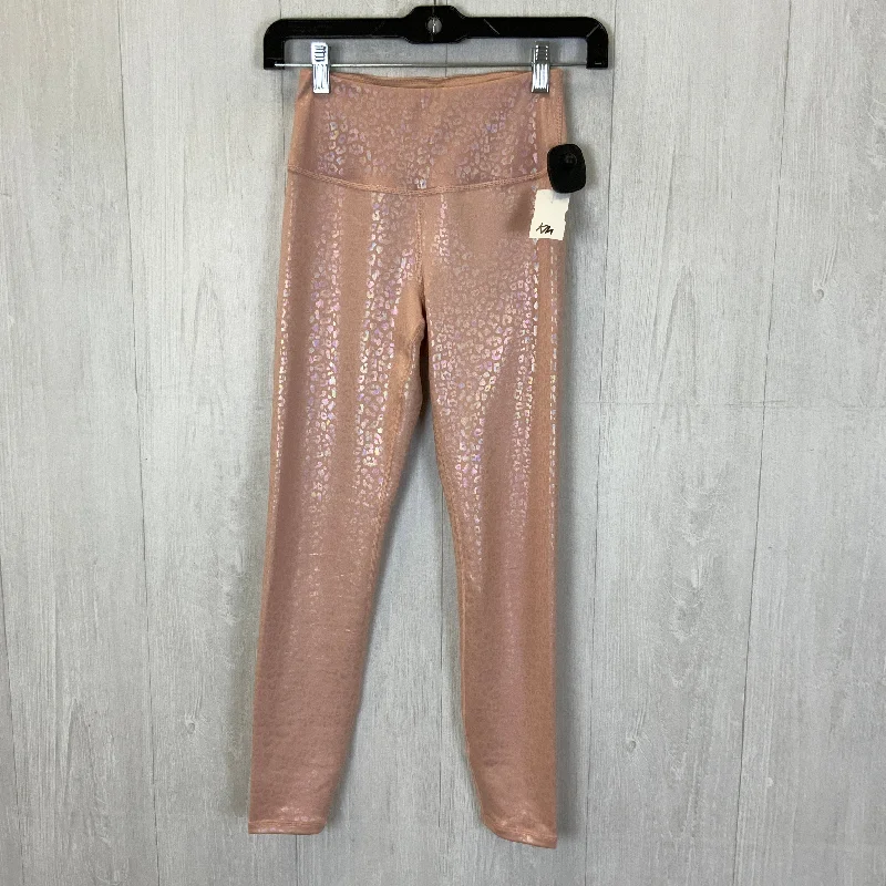 Athletic Leggings By Ivl Collective In Pink, Size: S