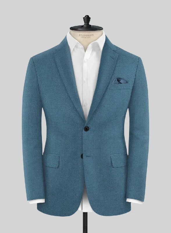 Marco Stretch Rich Blue Wool Jacket