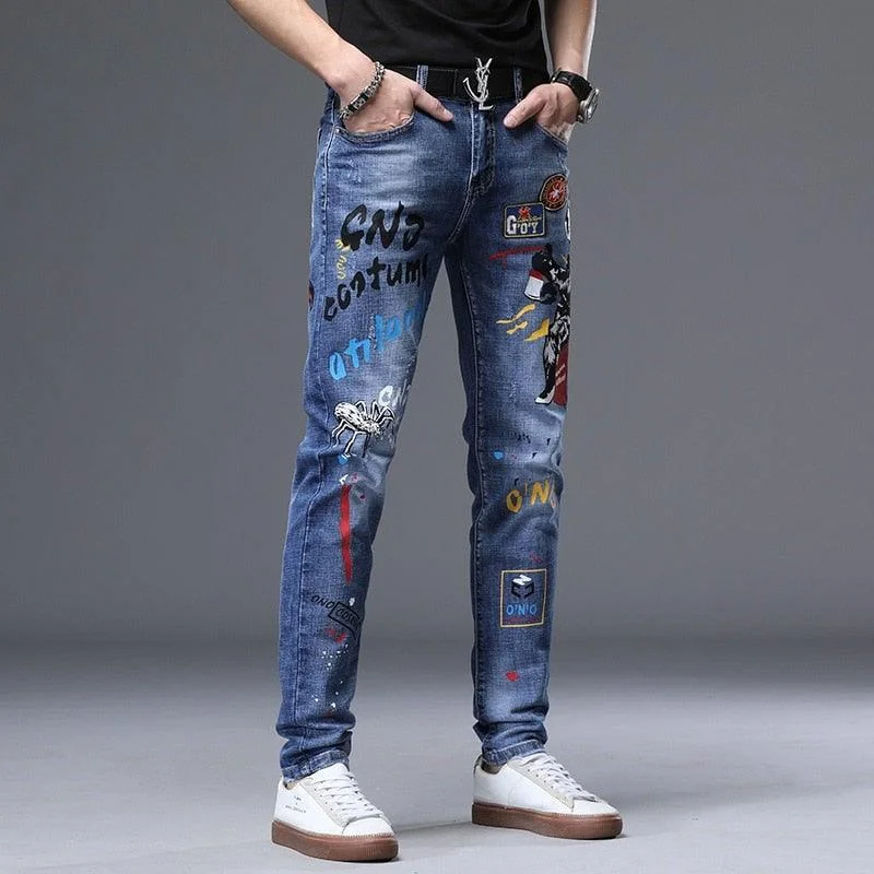 Men’s Slim Fit Stretch Denim Pants