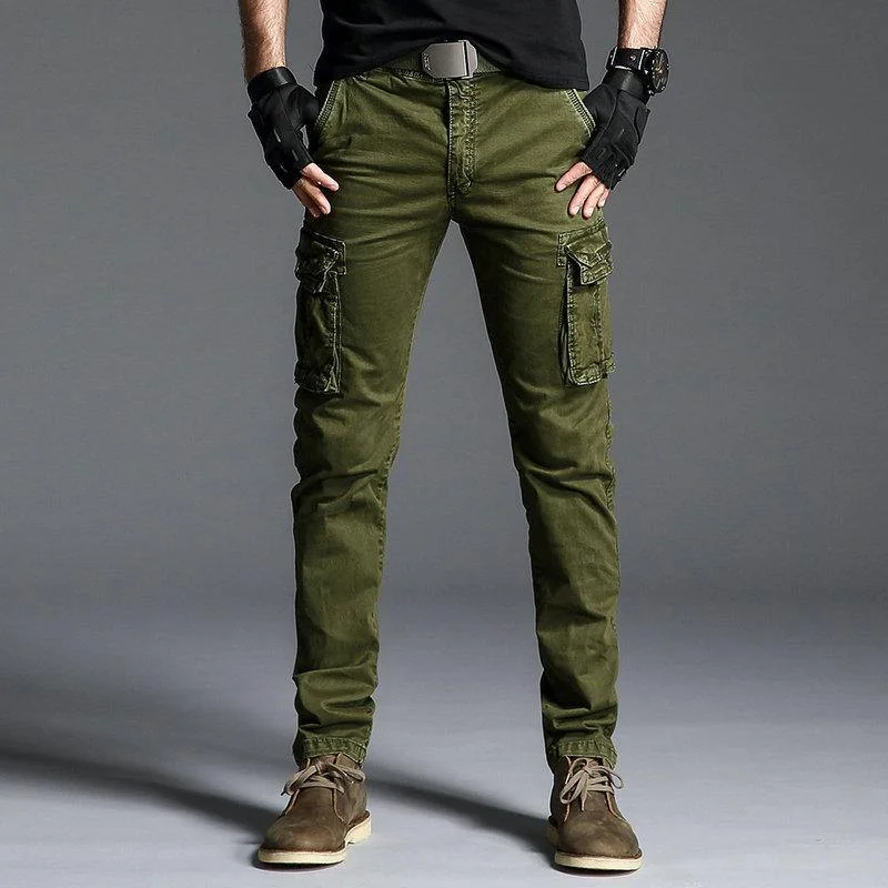 Men's Side Pocket Casual Cargo Pants