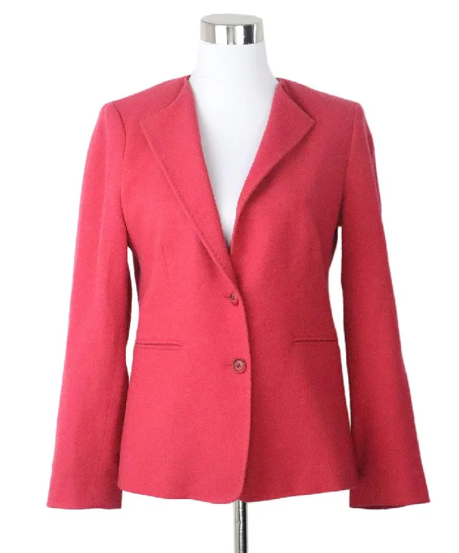 Max Mara Size Pink Cashmere Jacket sz 10