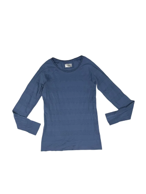 Athletic Top Long Sleeve Crewneck By Athleta In Blue, Size: S