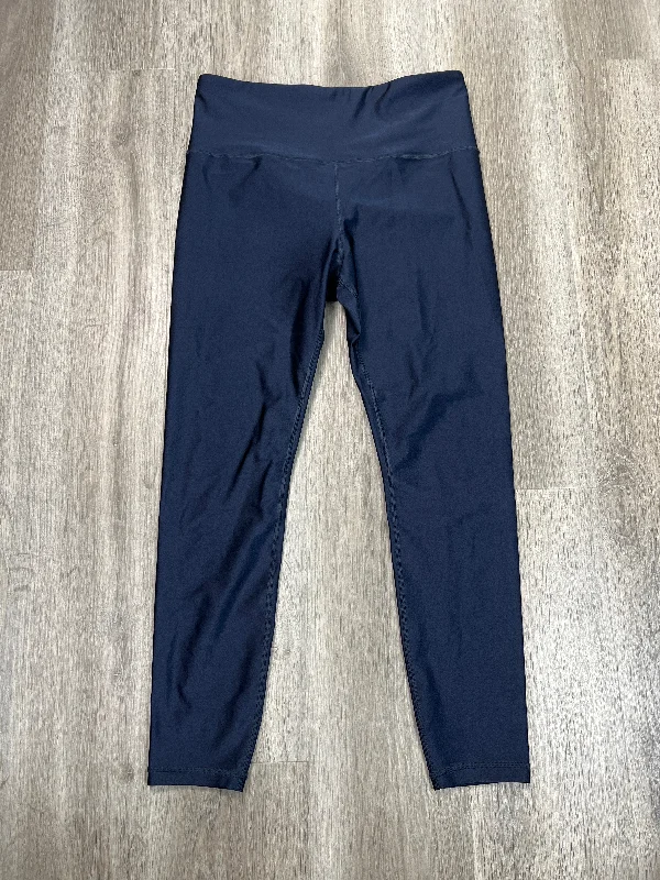 Athletic Leggings By Athleta In Blue, Size: L