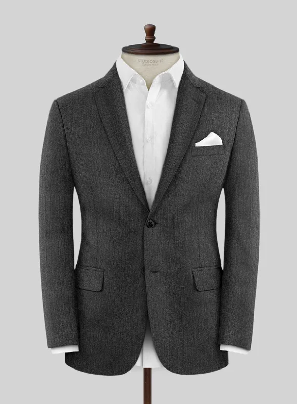 Marco Stretch Iron Gray Wool Jacket