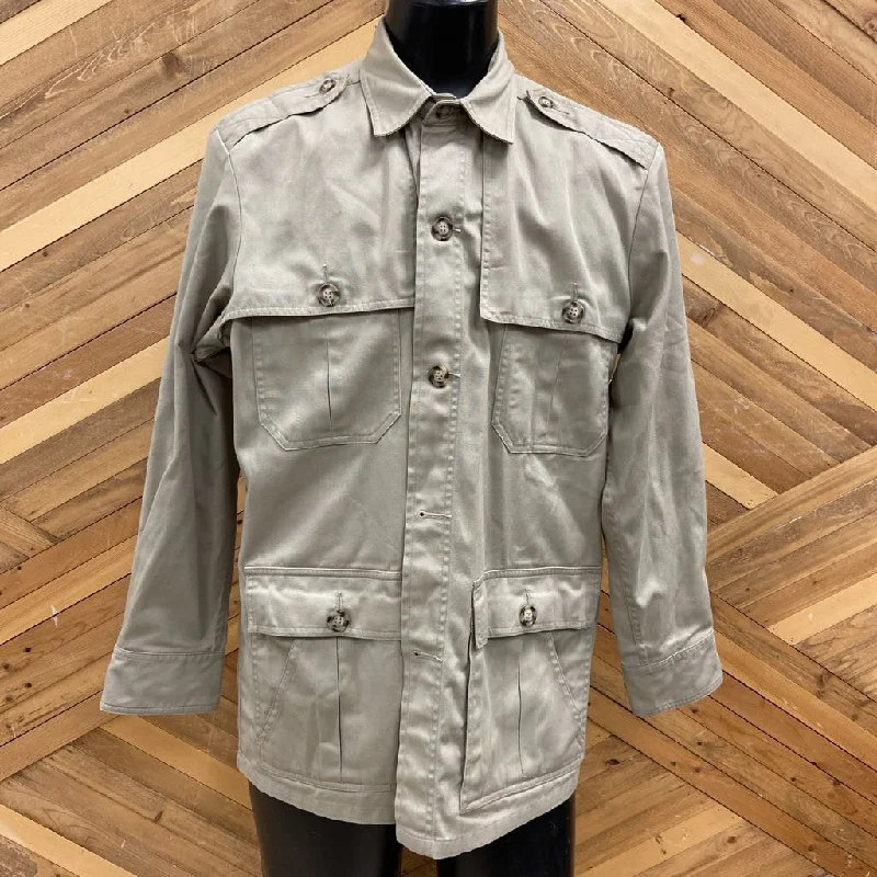 Tilley Endurables - Button-Up Jacket - MSRP $195: Beige-men-MD