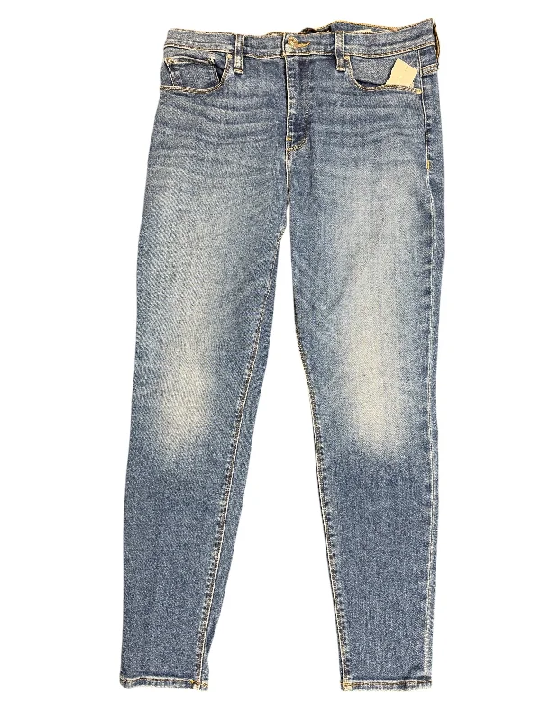 Jeans Skinny By Hudson In Blue Denim, Size: 10