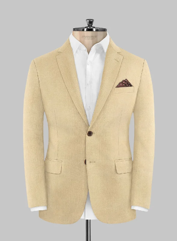 Huddersfield Stretch Khaki Wool Jacket