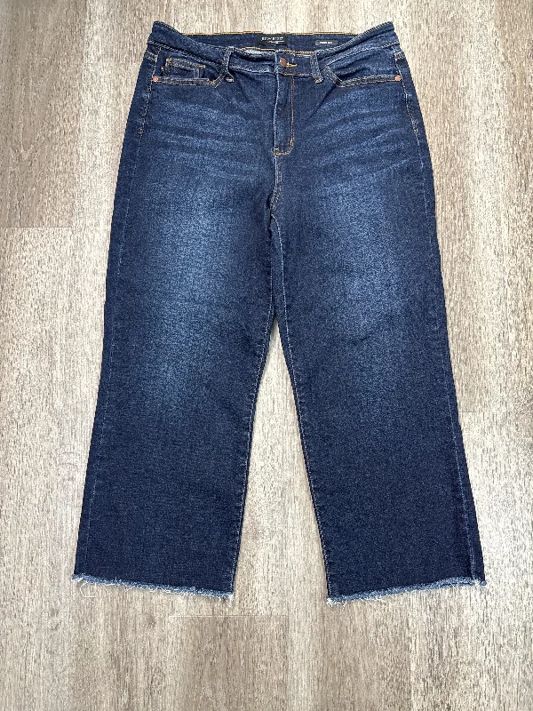 Jeans Flared By Judy Blue In Blue Denim, Size: 10