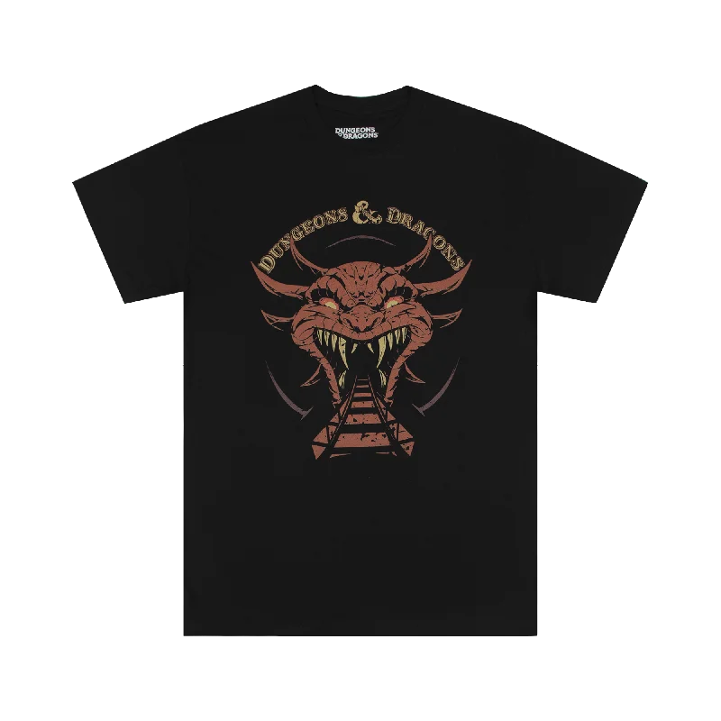 Dragon Mouth Carousel Black Tee