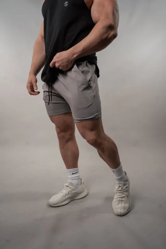 Vigor Shorts - Platinum Grey