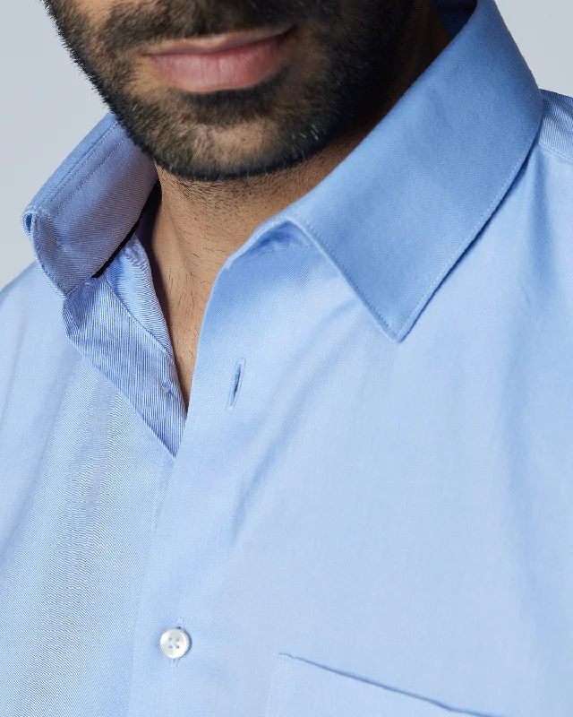 Light Blue Twill Shirt