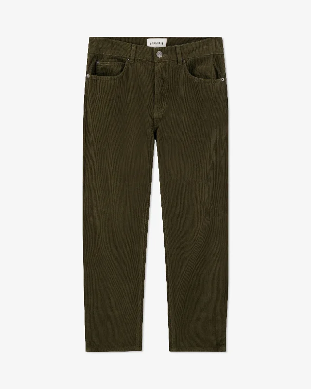 DEAN Velvet Pants - Vert Chasse