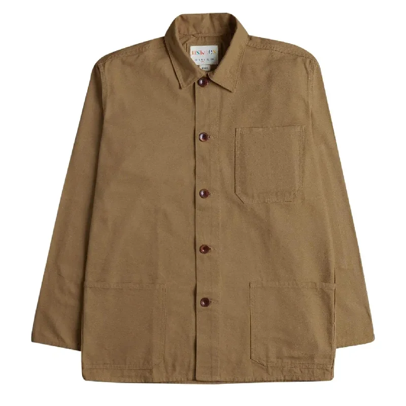 Uskees 3001 Buttoned Overshirt Khaki