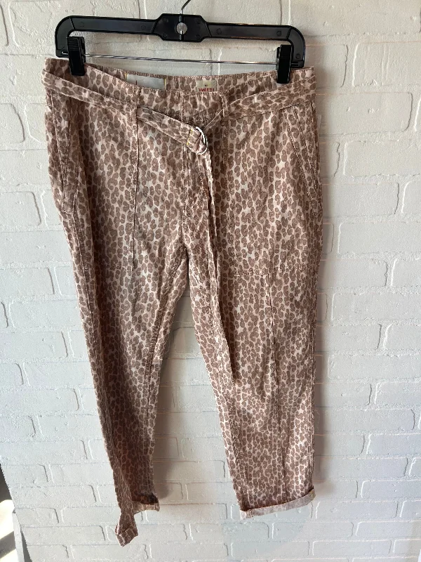 Pants Other By Anthropologie In Brown & Cream, Size: 6