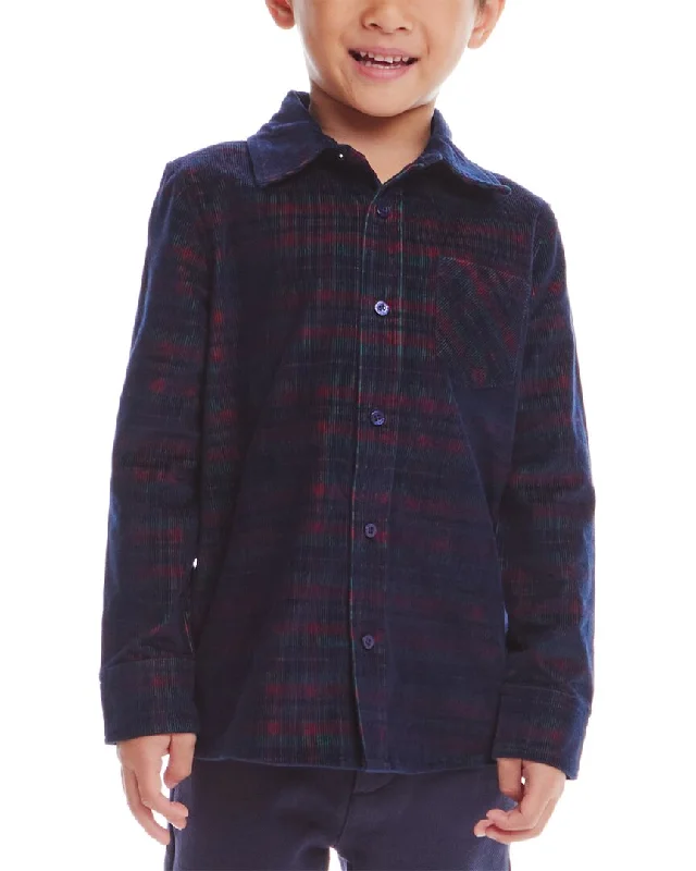 Andy & Evan Plaid Cord Button-Down