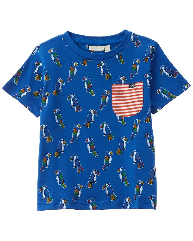 JoJo Maman Bébé Toucan & Parrot Print T-Shirt