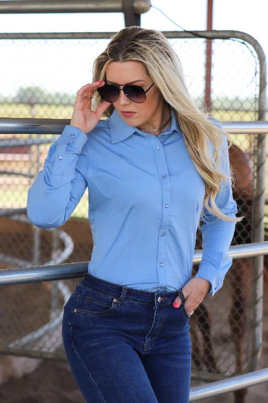 RODEO BLUE PERFORMANCE RODEO SHIRT (ADULT)